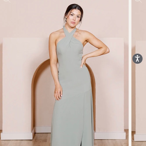 Revelry Athena Chiffon Dress - Picture 4 of 7